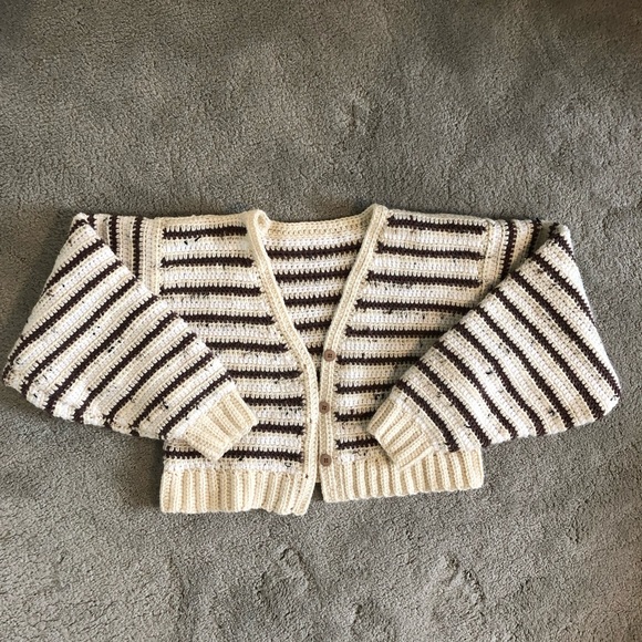 Handmade crochet cardigan - Picture 1 of 3